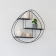 Wrexham Black Wall Shelf