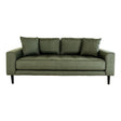 Lido Olive Green Fabric 2.5 Seater Sofa