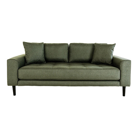 Lido Olive Green Fabric 2.5 Seater Sofa