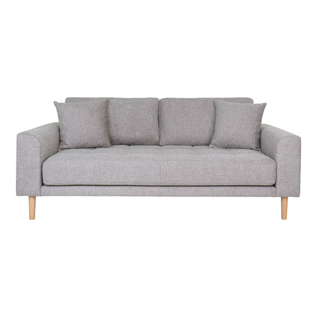 Lido Light Grey Fabric 2.5 Seater Sofa