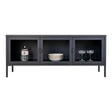 Nondalton Black Metal TV Bench