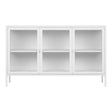 Nondalton White 140cm Sideboard - 3 Door