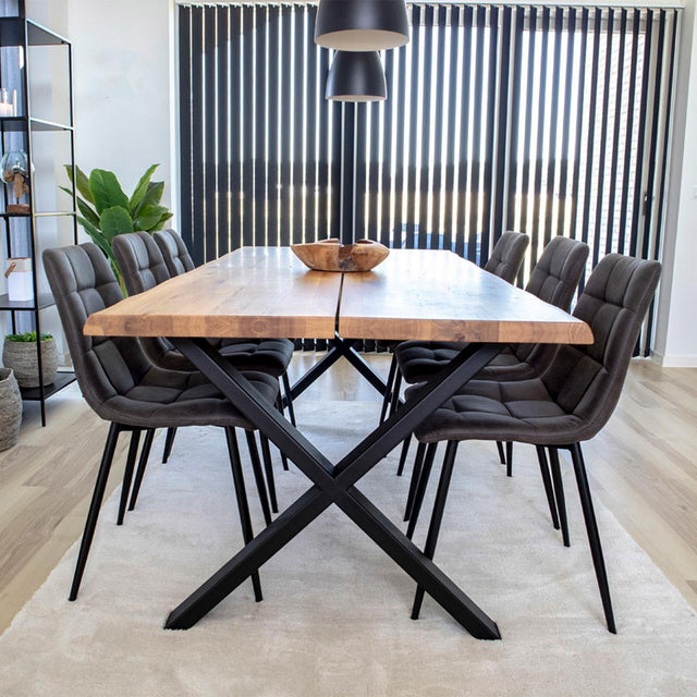Toulon 200cm Natural Oak Dining Table