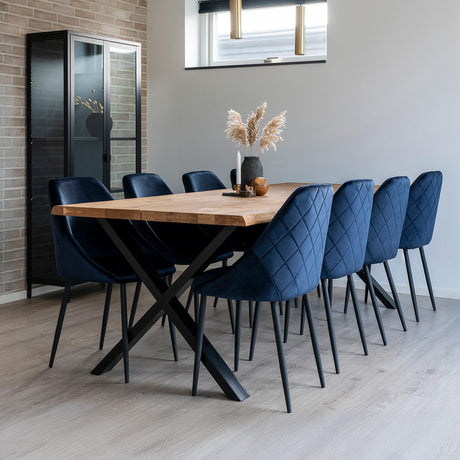 Toulon 240cm Natural Oak Dining Table