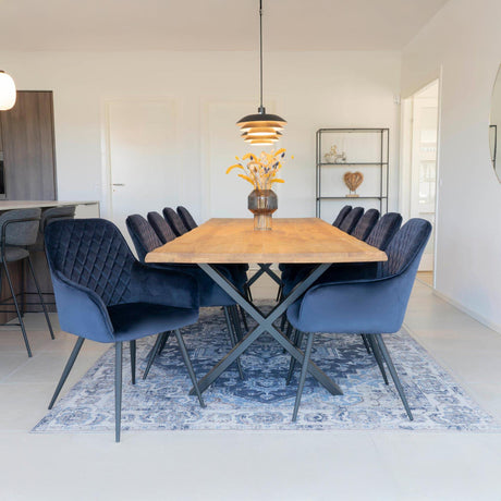 Toulon 300cm Natural Oak Dining Table