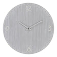 Ravenna Light Grey Wooden Round Wall Clock