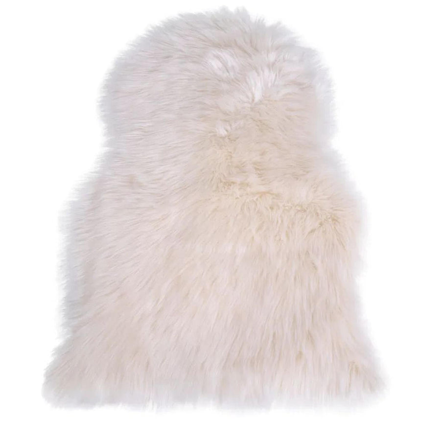 Artificial 50cm Ivory Lambskin