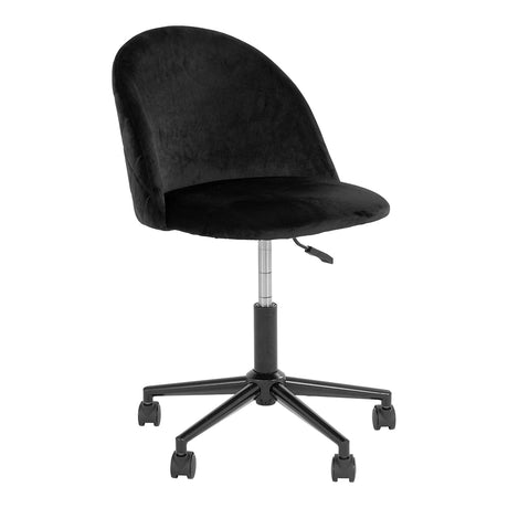 2 x Geneve Grey Velvet Fabric Dining Chair with Black Legs