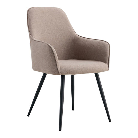 2 x Harbo Beige Fabric Dining Chair