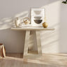 Milan Travertine Beige Engineered Marble Console Table