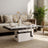 Venice Armani Grey Engineered Marble Coffee Table-2
