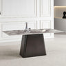 Telma 6 Seater Supreme Grey Marble Dining Table - Sizes Available-6