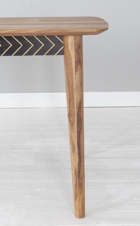 Luxuria Sheesham Dining Table, Indian Wood, 120cm Seats 4 Diners Rectangular Top with 4 Legs-2