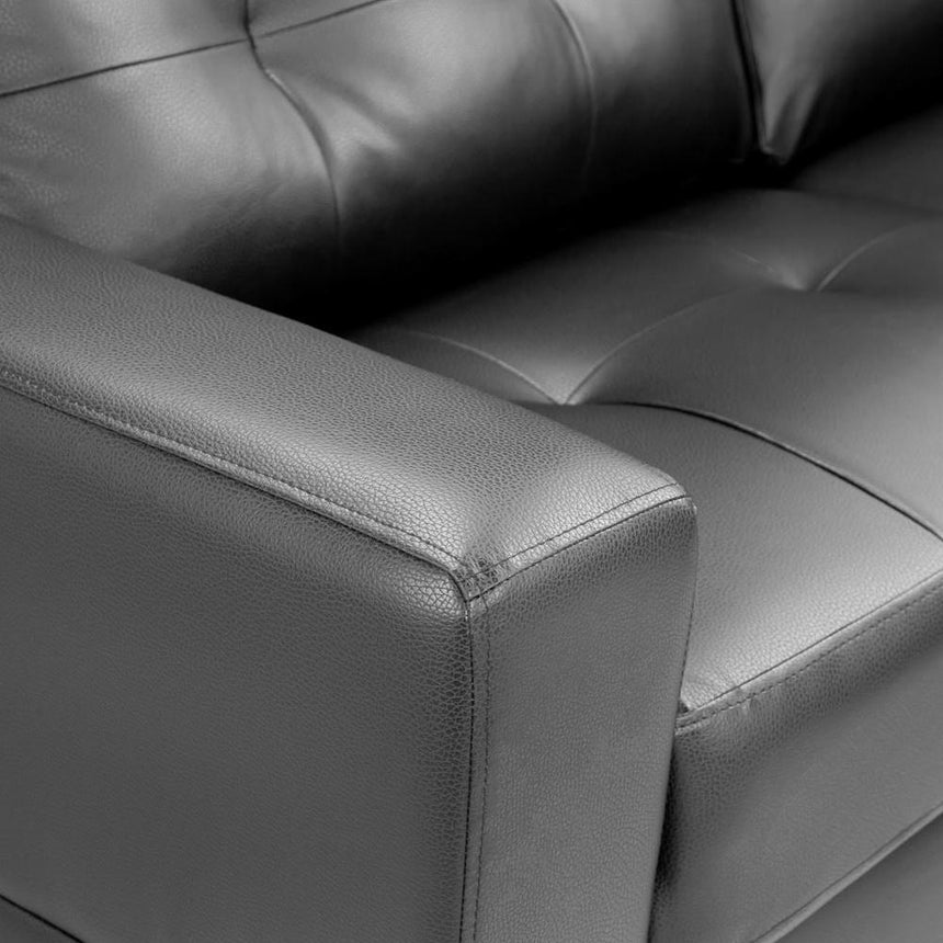 Jerry Black 3 Seater Sofa-2