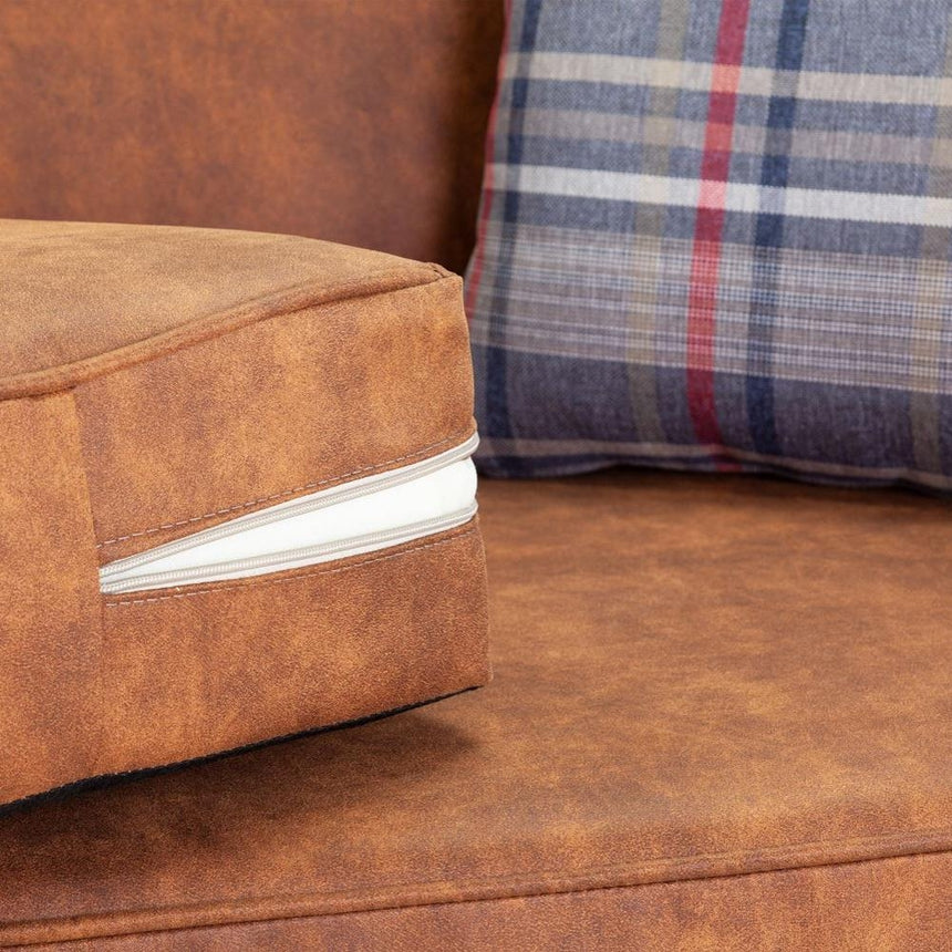 Oakland Tan 2 Seater Sofabed-6