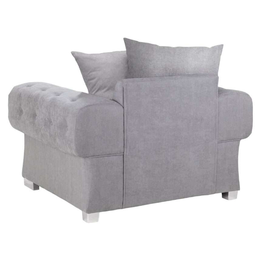 Verona Scatterback Grey Armchair-6