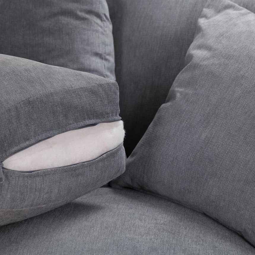 Windsor Fullback Grey Armchair-3
