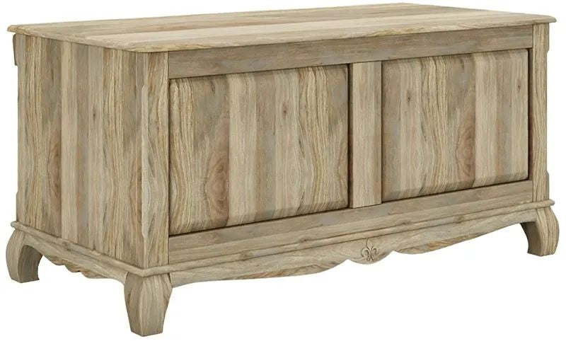 Fleur French Style Grey Blanket Box-2