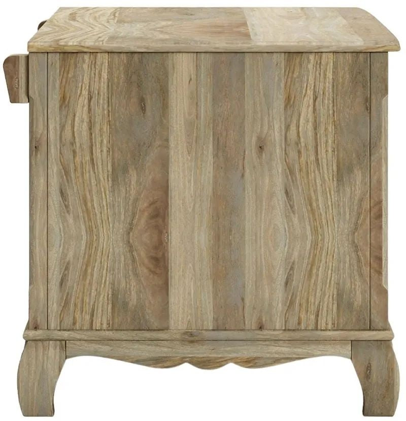 Fleur French Style Grey Blanket Box-3
