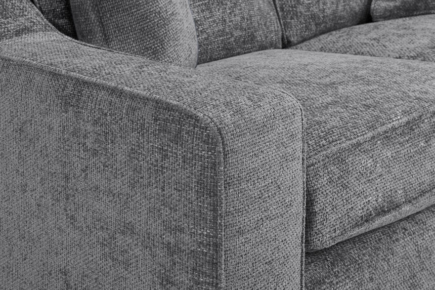 Nebraska Slate Grey Fabric Armchair-3