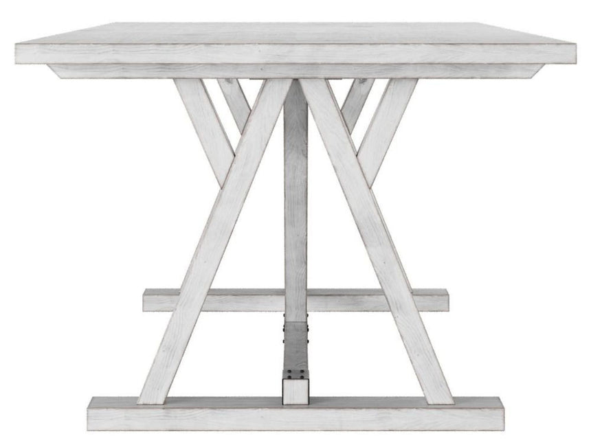 Clearance - Farmhouse White Mango Wood 8 Seater Dining Table - Brand New Item-3