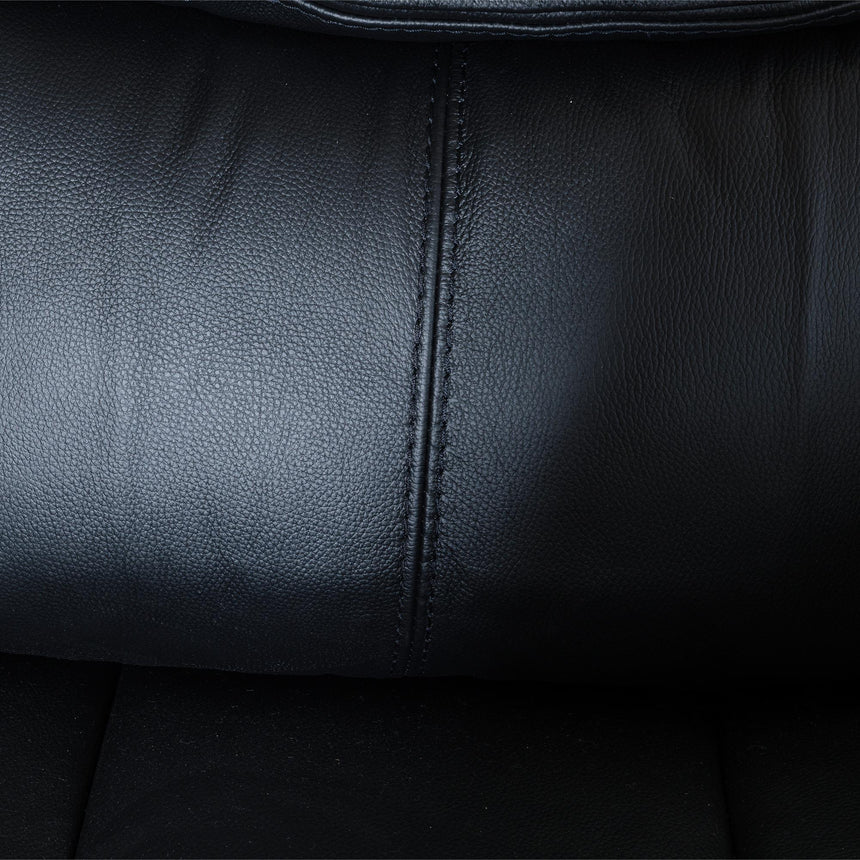 Berlin Black Leather Recliner Sofa Set-8