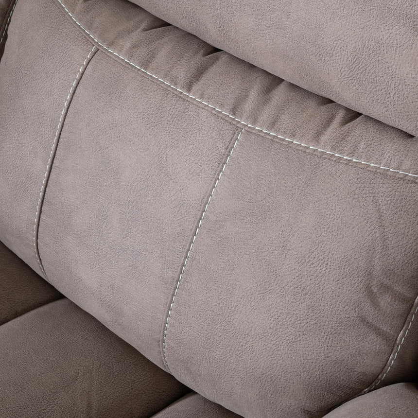 Hilbert Brown Fabric Recliner Sofa Set-8