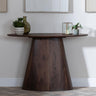 Palma Walnut Oval Console Table-2