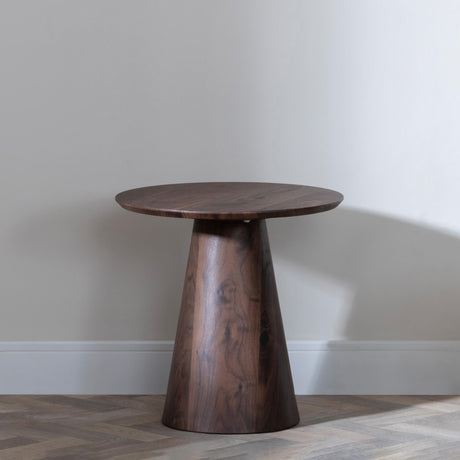 Palma Walnut Round End Table-2