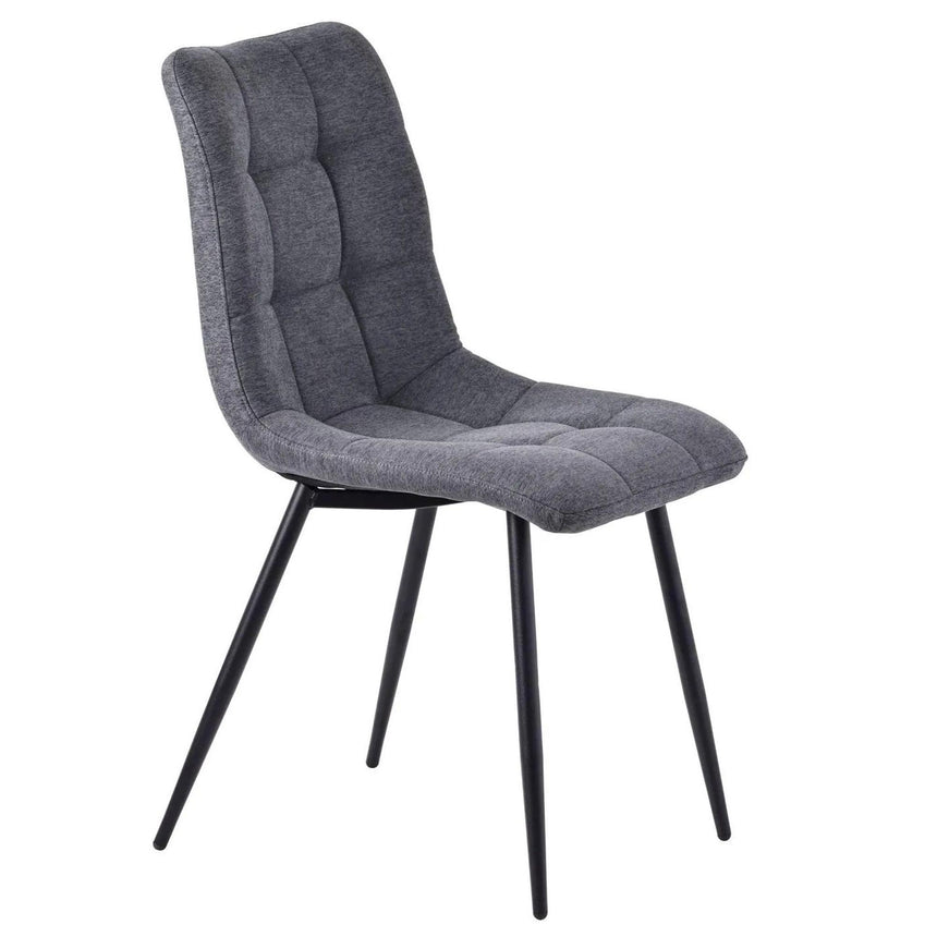 Luxor White Marble Effect Oval Dining Set - Corona Light Grey Fabric Chairs-13