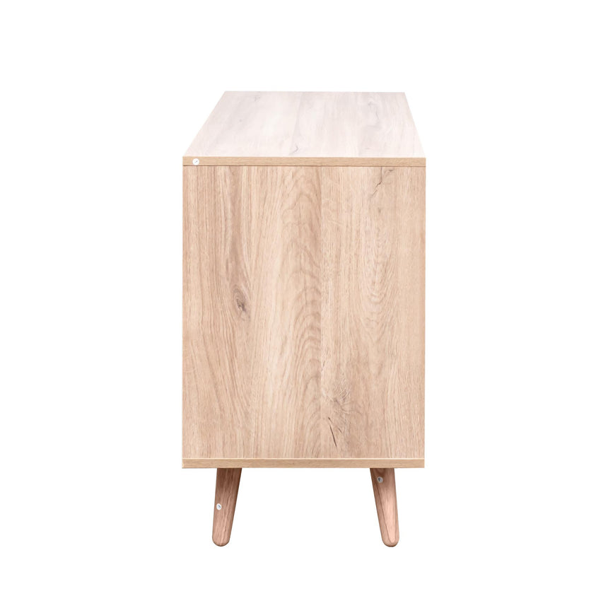 Ferrero Natural and Woven Rattan 1 Door Cabinet-8