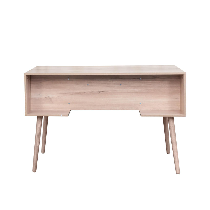 Ferrero Natural and Woven Rattan 2 Drawer Desk-8