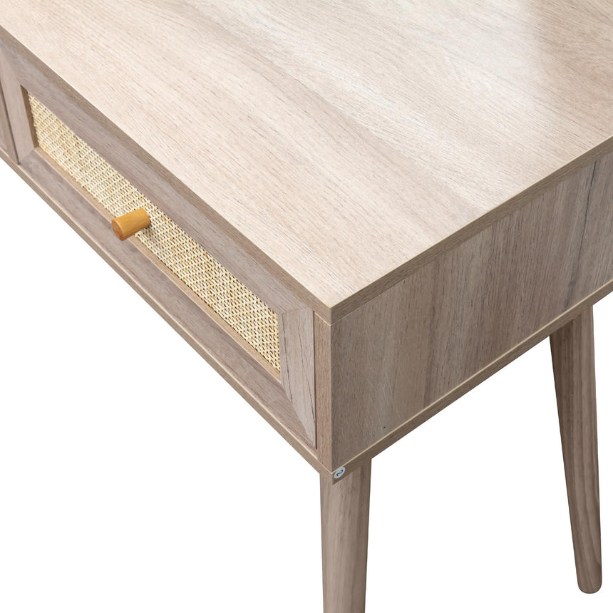 Ferrero Natural and Woven Rattan 2 Drawer Dressing Table with Mirror-8