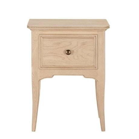 Willis and Gambier Toulon Oak 1 Drawer Bedside Table-2