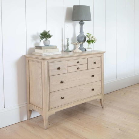 Willis and Gambier Toulon Oak 6 Drawer Chest-2