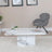 Naples White Marble Coffee Table-4