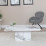 Naples White Marble Coffee Table-4