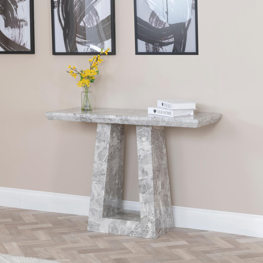Milan Grey Marble Console Table-3