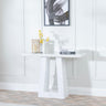 Milan White Marble Console Table-3