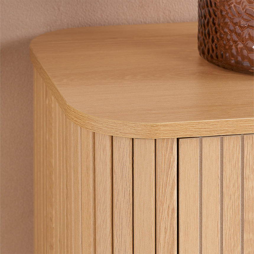 Axel Oak Fluted 2+3 Drawer Curved Chest-4