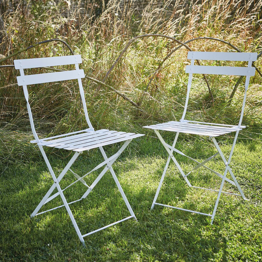 Rive Outdoor Droite Bistro Chairs Set of 2 Clay-2