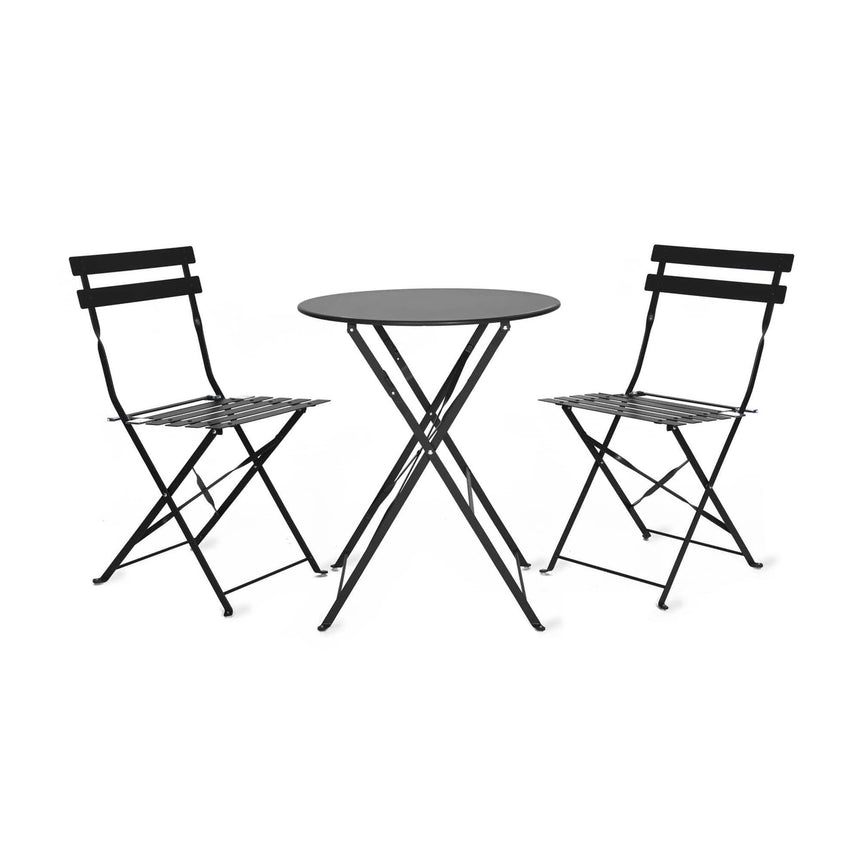 Rive Outdoor Droite Bistro Set Small Carbon-2