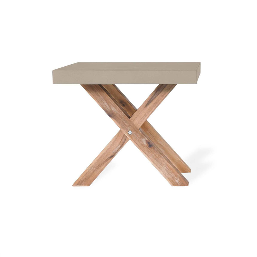Burford Outdoor Stool in Grey Faux Concreate-2