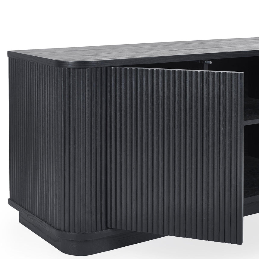 Louis Black Fluted Base 140cm TV Unit-4
