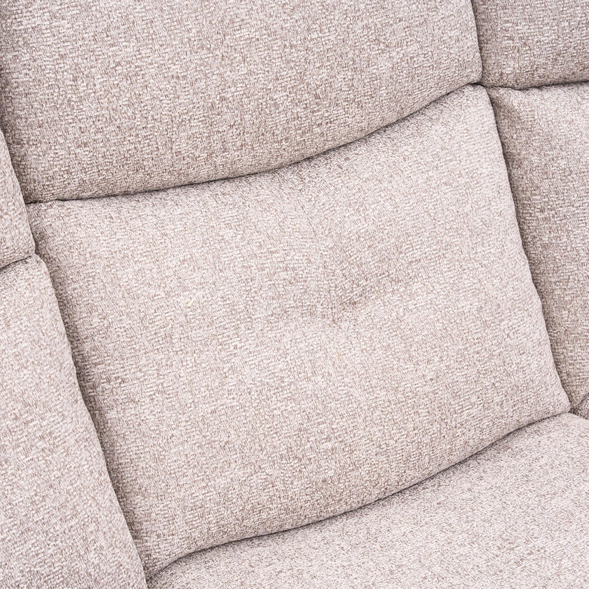 Ellison Cream Fabric 2 Seater Manual Recliner Sofa-7
