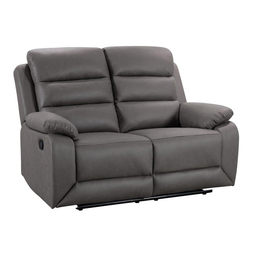 Bexley Grey Endurance Fabric 2 Seater Manual Recliner Sofa-3
