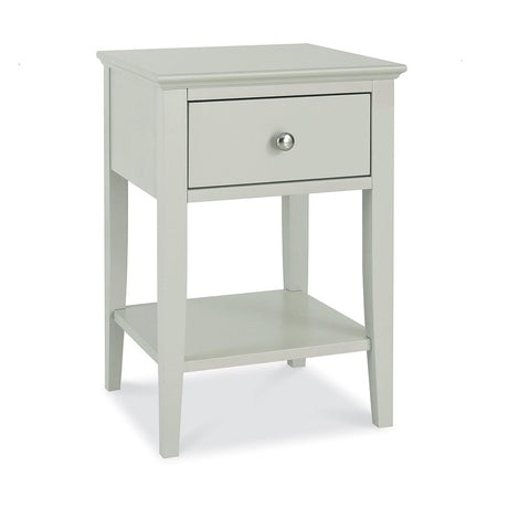 Bentley Designs Ashby Soft Grey 1 Drawer Bedside Cabinet-2