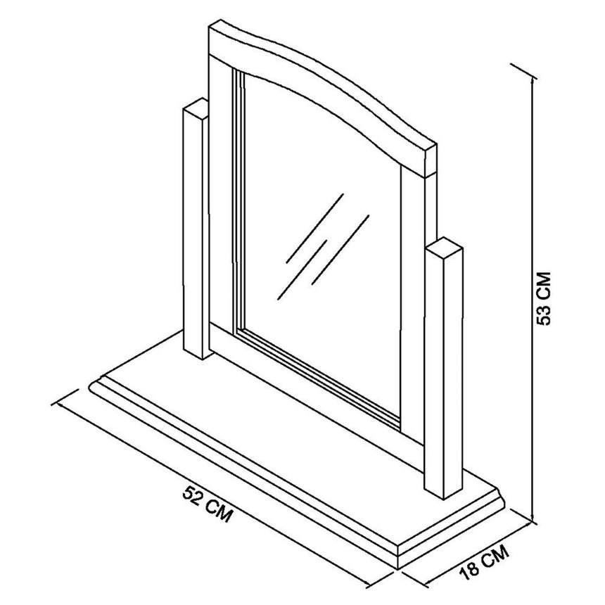 Bentley Designs Ashby White Vanity Mirror-5