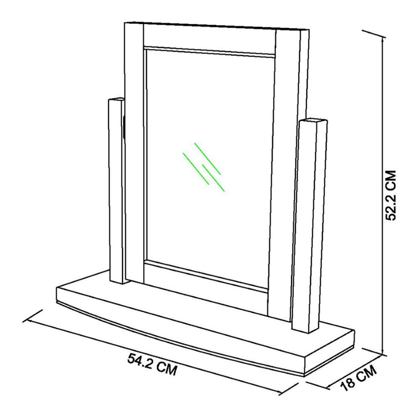 Bentley Designs Hampstead White Vanity Mirror-3