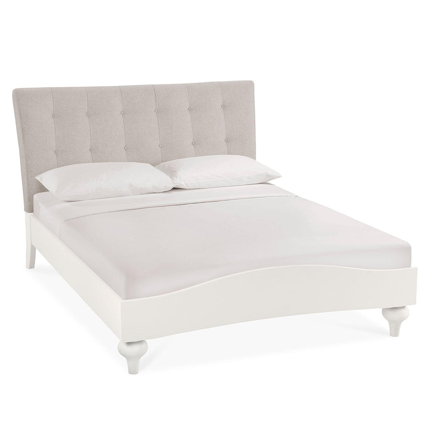 Bentley Designs Montreux Soft Grey and Pebble Grey Fabric 5ft King Size Bed-3